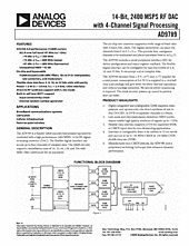 DataSheet AD9789 pdf