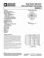 DataSheet ADA4855-3 pdf