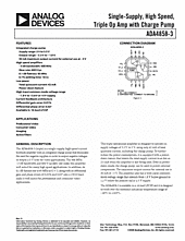 DataSheet ADA4858-3 pdf