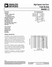 DataSheet ADA4861-3 pdf