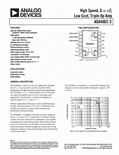 DataSheet ADA4862-3 pdf