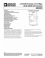 DataSheet ADM3485E pdf