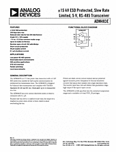 DataSheet ADM483E pdf