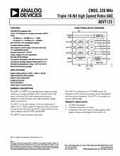 DataSheet ADV7123 pdf