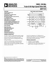 DataSheet ADV7125 pdf