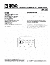 DataSheet ADXL320 pdf