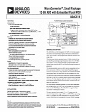 DataSheet ADuC814 pdf