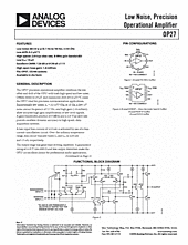 DataSheet OP27 pdf