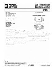 DataSheet OP285 pdf