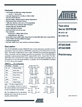 DataSheet AT24C04B pdf