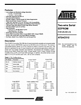 DataSheet AT24C512 pdf