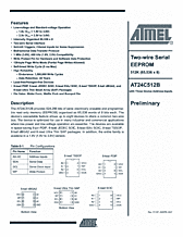 DataSheet AT24C512B pdf