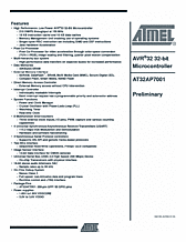 DataSheet AT32AP7001 pdf