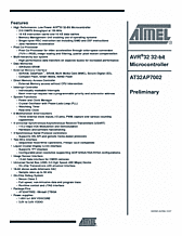 DataSheet AT32AP7002 pdf