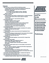 DataSheet AT32UC3A3256 pdf