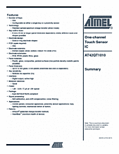 DataSheet AT42QT1010 pdf