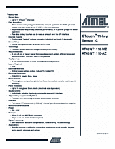 DataSheet AT42QT1110-AZ pdf