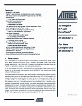 DataSheet AT45DB321C pdf