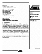 DataSheet AT89C4051 pdf