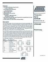 DataSheet AT93C46D pdf