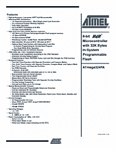 DataSheet ATmega324PA pdf