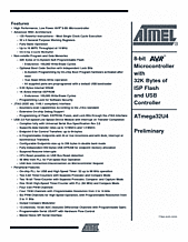 DataSheet ATmega32U4 pdf