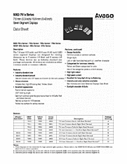 DataSheet HDSP-4606 pdf