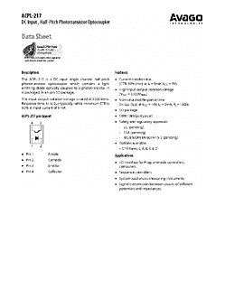 DataSheet ACPL-217 pdf