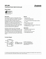 DataSheet HCPL-3000 pdf