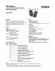 DataSheet HDSP-503B pdf