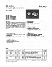 DataSheet HDSP-5721 pdf