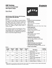 DataSheet HDSP-7402 pdf