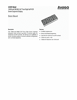 DataSheet HDSP-B01E pdf