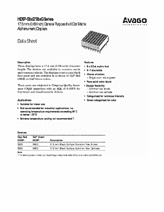 DataSheet HDSP-S80G pdf