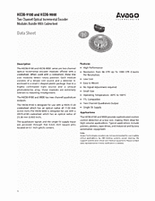 DataSheet HEDB-9100-A01 pdf