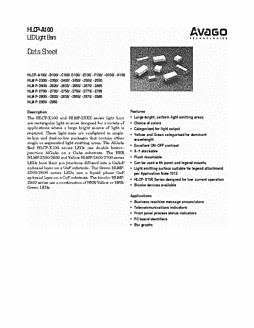 DataSheet HLMP-2685 pdf