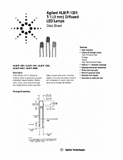 DataSheet HLMP-1503-DE000 pdf