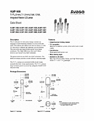 DataSheet HLMP-1640-B0D00 pdf