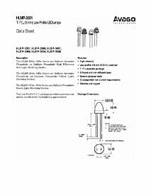 DataSheet HLMP-3351-F0000 pdf