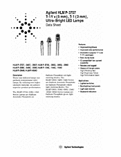 DataSheet HLMP-1540-H0000 pdf