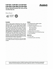 DataSheet HLMP-AD61-X1T pdf