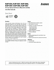 DataSheet HLMP-AB86-MQ0 pdf
