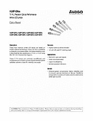 DataSheet HLMP-CW31-SV000 pdf