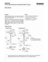 DataSheet HLMP-CY27-VY0DD pdf