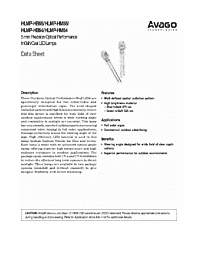 DataSheet HLMP-HB55-HJC pdf