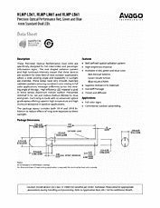 DataSheet HLMP-LM61-X20ZZ pdf