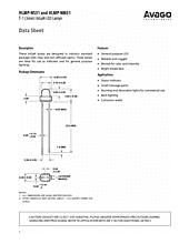 DataSheet HLMP-NS31-J0000 pdf