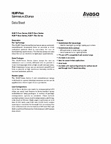 DataSheet HLMP-6600-G0000 pdf