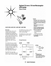 DataSheet HLMP-0301-DEC00 pdf