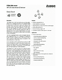 DataSheet HSMA-A460-W50M1 pdf